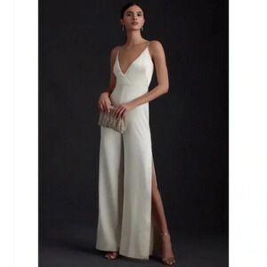NWT BHLDN ML Monique Lhuillier Doutzen Wide Leg Jumpsuit